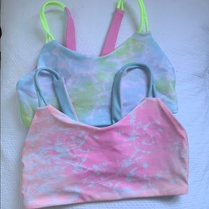 Ivivva bathing suit tops sz 10 and 12